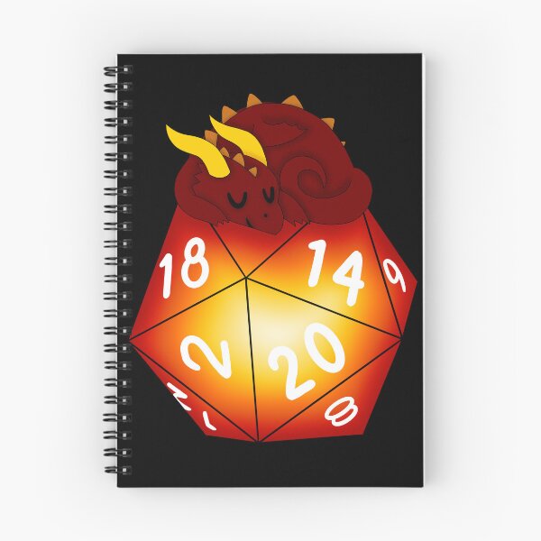 Item preview, Dragon sleeping on d20 designed and sold by ManiCreates.