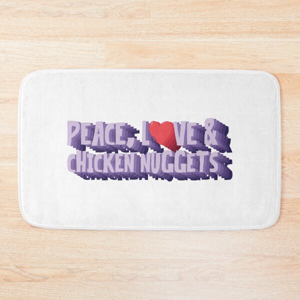 Item preview, Peace, Love And Chicken Nuggets designed and sold by Dufawa.