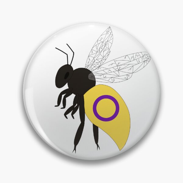 Artikelvorschau, pride bee Intersex flag entworfen und verkauft von Springtrap164.