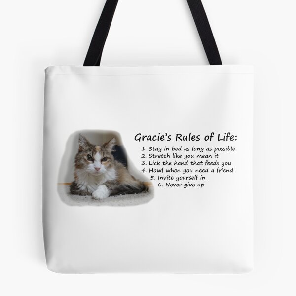 Item preview, Gracie's Rules of Life designed and sold by avamil.