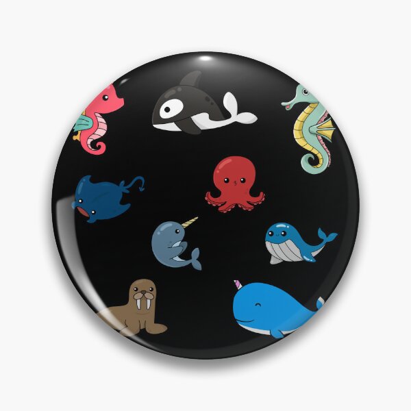 Item preview, sea animals sticker pack designed and sold by stickers-packs.
