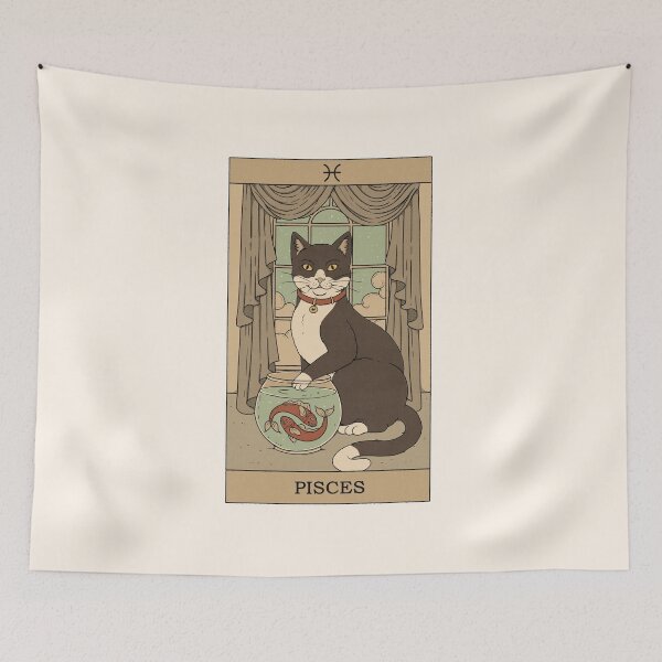 Item preview, Pisces Cat designed and sold by Thiago Corrêa.