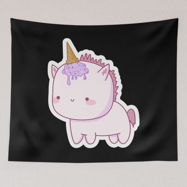 Item preview, cute unicorn ice cream horn   designed and sold by ballardterry879.