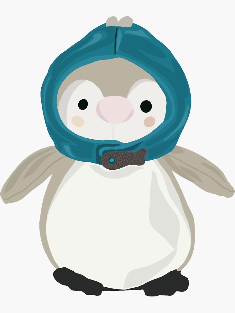 "Crash Landing On You Penguin Plushie Sticker 사랑의 불시착 KDrama CLOY