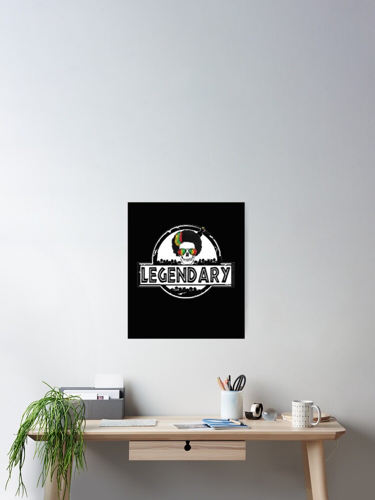 Imagen 2 de 3, Póster con la obra Legendary Black Pride Afro Jurassic Skeleton Pride Juneteenth 2022 Fathers Day Gift African American, diseñada y vendida por InPrintedWord.