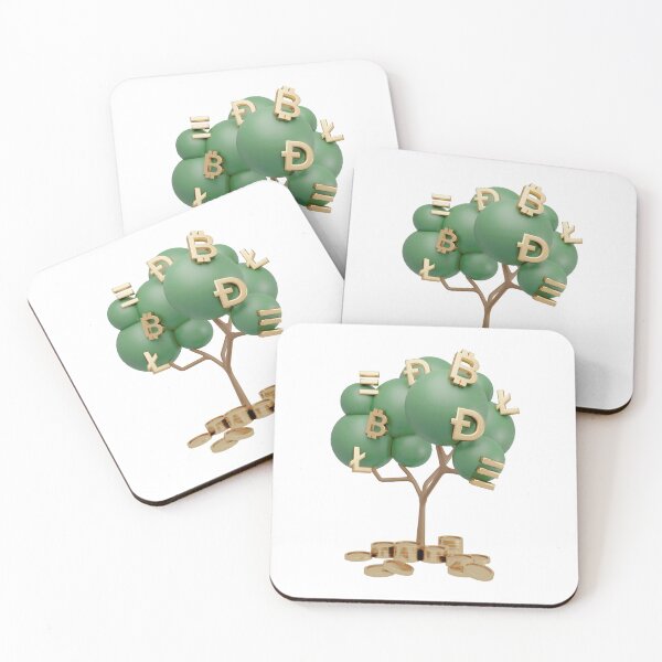 Item preview, Crypto Tree with Digital Money designed and sold by branaghbel.