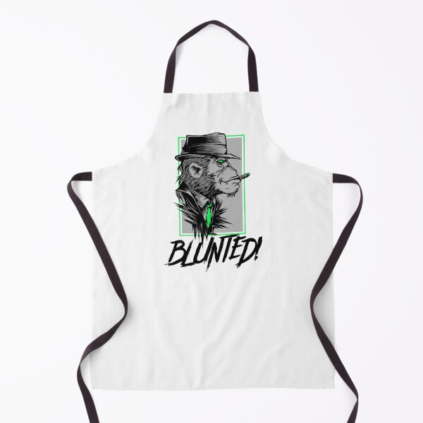 Item preview, Blunted-  Stoned Ape smoking a blunt-  420 Stoner Design  Green Accents designed and sold by YomeHayin.