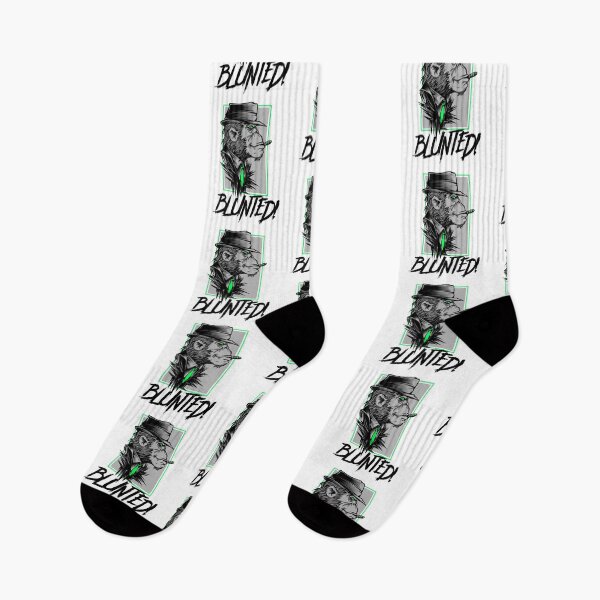 Item preview, Blunted-  Stoned Ape smoking a blunt-  420 Stoner Design  Green Accents designed and sold by YomeHayin.