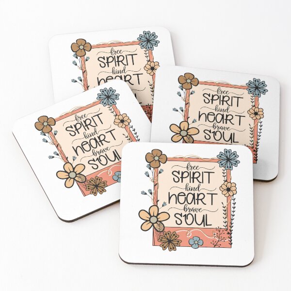 Artikelvorschau, Free Spirit Kind Heart Brave Soul  entworfen und verkauft von Beautiful  Habits.