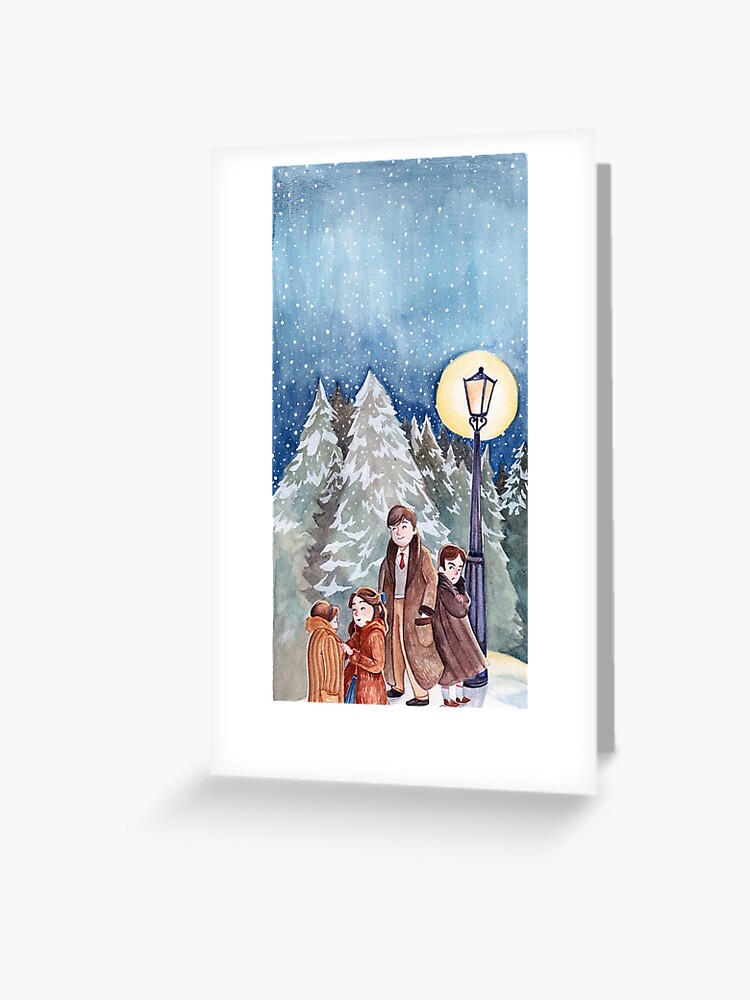 Aslan Narnia Watercolor Lions | Greeting Card