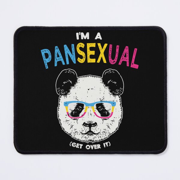 Item preview,  happy pride month lgbtq month 2022 I'm a Pansexual Get over it tee Panda designed and sold by ecomdesign.