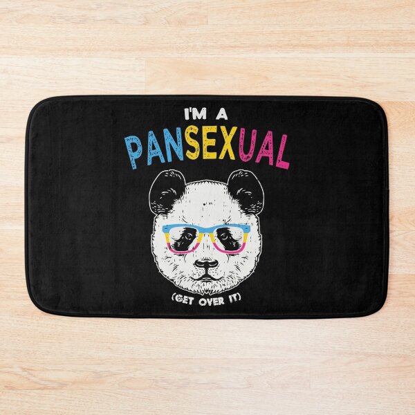 Item preview,  happy pride month lgbtq month 2022 I'm a Pansexual Get over it tee Panda designed and sold by ecomdesign.