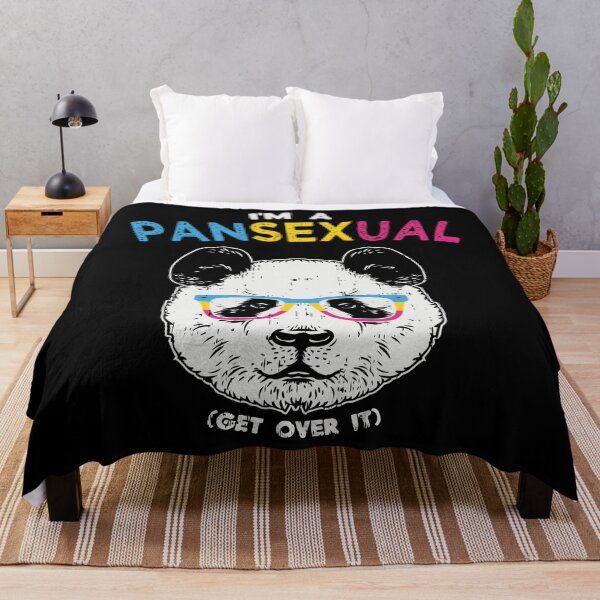 Item preview,  happy pride month lgbtq month 2022 I'm a Pansexual Get over it tee Panda designed and sold by ecomdesign.