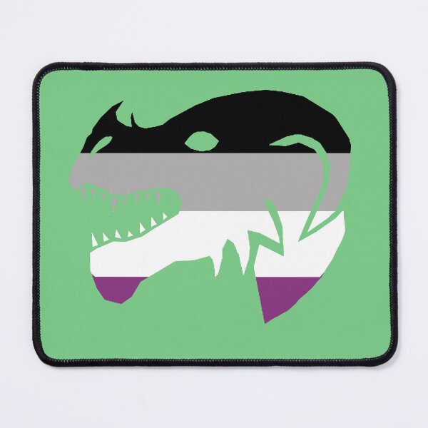 Item preview, Asexual Flag Dragon designed and sold by MischievousPuca.