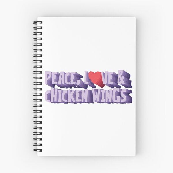 Item preview, Peace, Love And Chicken Wings designed and sold by Dufawa.
