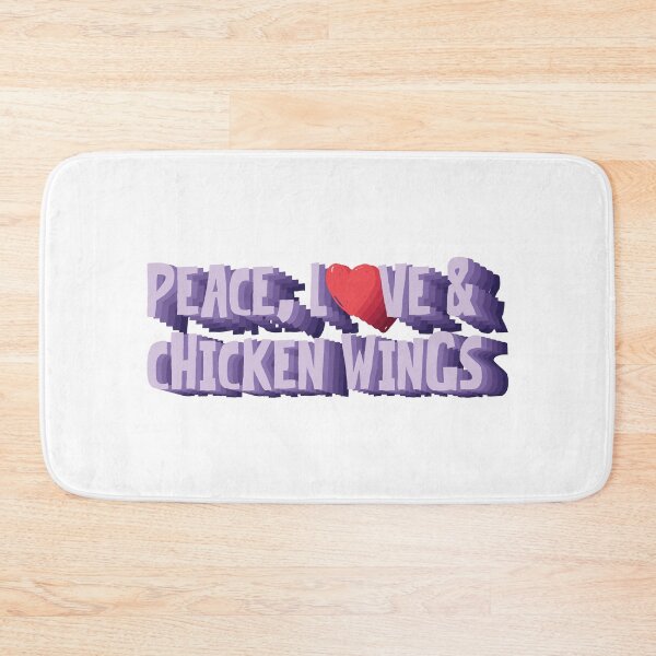 Item preview, Peace, Love And Chicken Wings designed and sold by Dufawa.