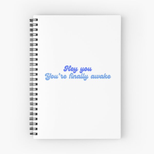 Item preview, You’re finally awake typography design designed and sold by Holly-berry-art.