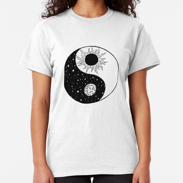 Sun and Moon Yin and Yang Classic T-Shirt