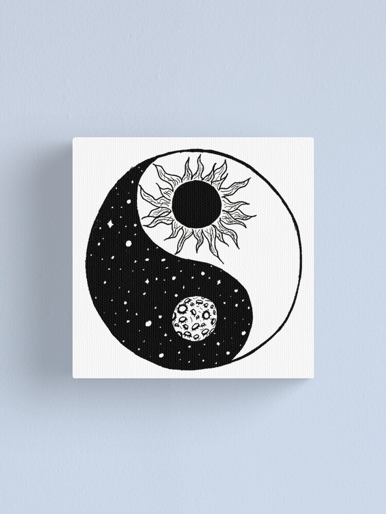 Lienzo «Sol y Luna Yin y Yang» de SEE5 | Redbubble