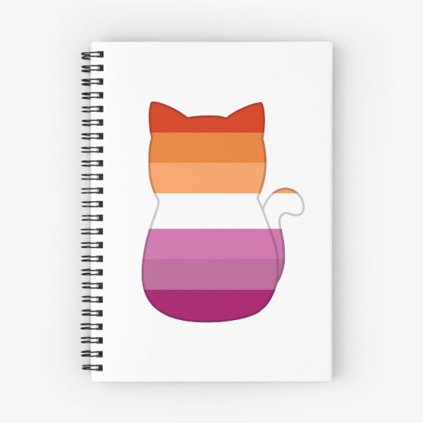 Item preview, Lesbian Pride Cat designed and sold by TeamCloverLeaf.