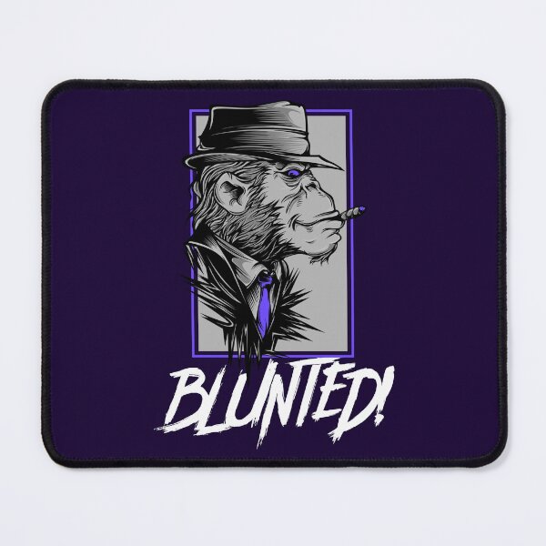 Item preview, Blunted-  Stoned Ape smoking a blunt-  420 Stoner Design  Purple Accents designed and sold by YomeHayin.