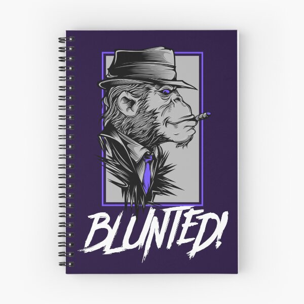 Item preview, Blunted-  Stoned Ape smoking a blunt-  420 Stoner Design  Purple Accents designed and sold by YomeHayin.