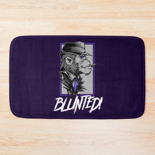 Item preview, Blunted-  Stoned Ape smoking a blunt-  420 Stoner Design  Purple Accents designed and sold by YomeHayin.