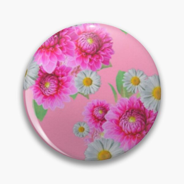 Artikelvorschau, WEIßE DAISY FUCHSIA BLUMEN ROSA GARTEN KUNST entworfen und verkauft von sharlesart.