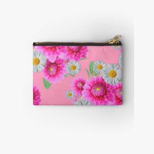 Item preview, WHITE DAISY FUCHSIA  FLOWERS PINK GARDEN ART designed and sold by sharlesart.