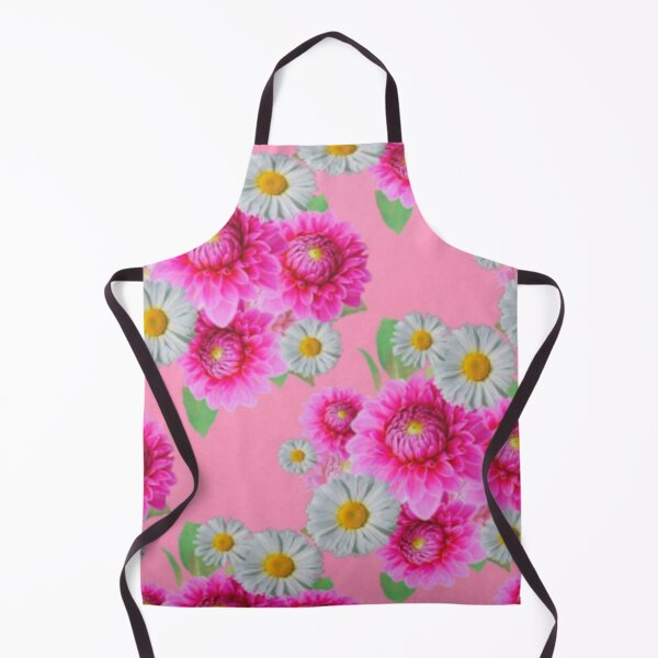 Item preview, WHITE DAISY FUCHSIA  FLOWERS PINK GARDEN ART designed and sold by sharlesart.