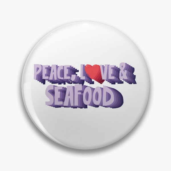 Item preview, Peace, Love And Seafood designed and sold by Dufawa.
