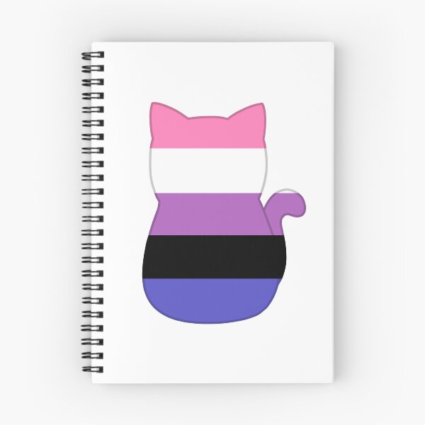 Item preview, Genderfluid Pride Cat designed and sold by TeamCloverLeaf.