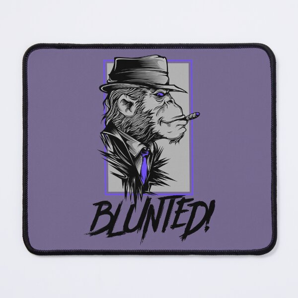 Item preview, Blunted-  Stoned Ape smoking a blunt-  420 Stoner Design  Purple Accents designed and sold by YomeHayin.