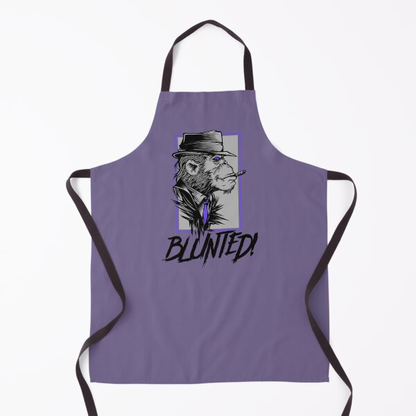 Item preview, Blunted-  Stoned Ape smoking a blunt-  420 Stoner Design  Purple Accents designed and sold by YomeHayin.