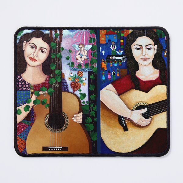 Item preview, My paintings with Violeta Parra collage designed and sold by Madalena Lobao-Tello.