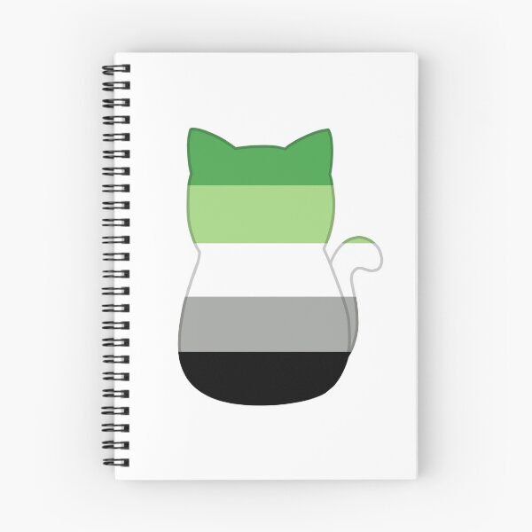 Aperçu de l'œuvre Aro Pride Cat créée et vendue par TeamCloverLeaf.