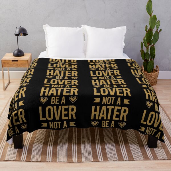 Item preview, Be a Lover Not A Hater Always Think To Be Positive Aspire To Inspire Before The Expire Funny Saying Happy Life Apparel Essential Motivation Inspiration Joy Mood designed and sold by DesignByHeartUK.