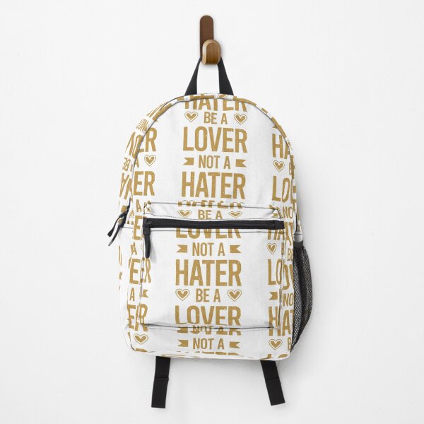 Item preview, Be a Lover Not A Hater Always Think To Be Positive Aspire To Inspire Before The Expire Funny Saying Happy Life Apparel Essential Motivation Inspiration Joy Mood designed and sold by DesignByHeartUK.