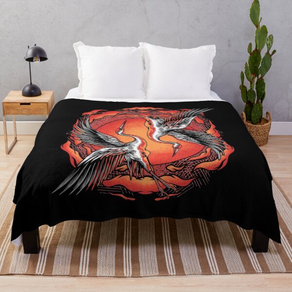 Item preview, Japanese Cranes Flying Art designed and sold by gani-75.