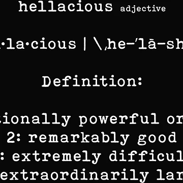 Artwork thumbnail, Hellacious Definition by RickyBarnard