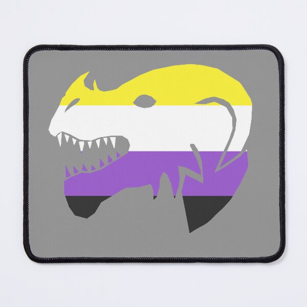 Item preview, Nonbinary Flag Dragon designed and sold by MischievousPuca.