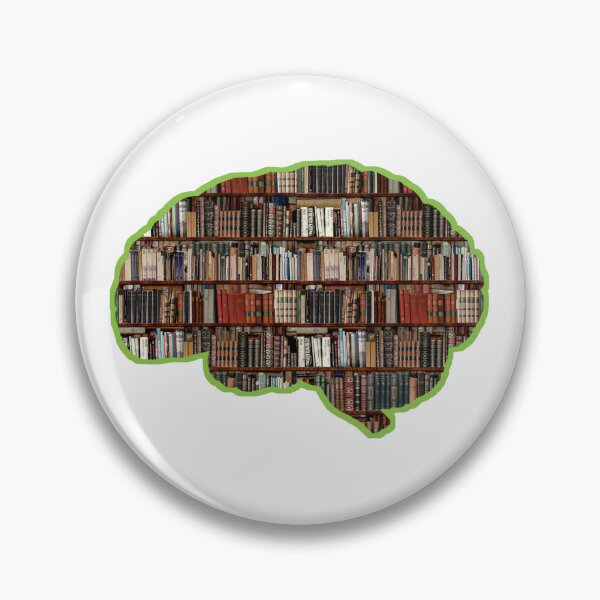 Item preview, Reader brain Library book reader funny gift for who love reading  designed and sold by cizito.