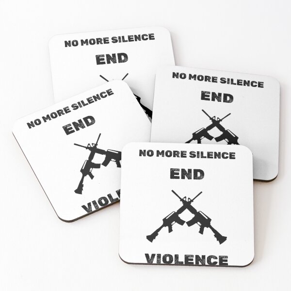Item preview, No More Silence End Gun Violence designed and sold by PaulGoldStore.
