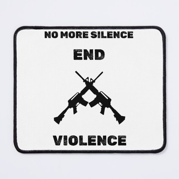 Item preview, No More Silence End Gun Violence designed and sold by PaulGoldStore.
