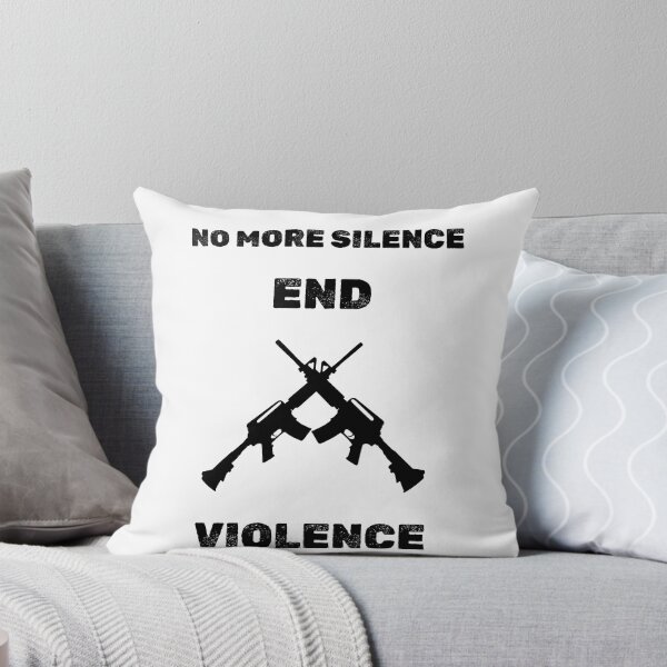 Item preview, No More Silence End Gun Violence designed and sold by PaulGoldStore.
