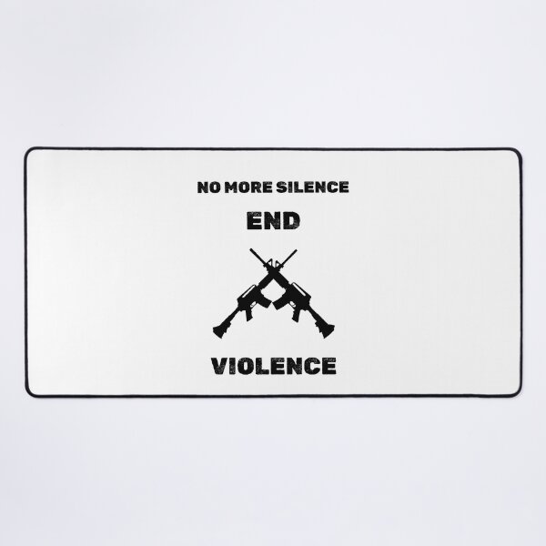Item preview, No More Silence End Gun Violence designed and sold by PaulGoldStore.