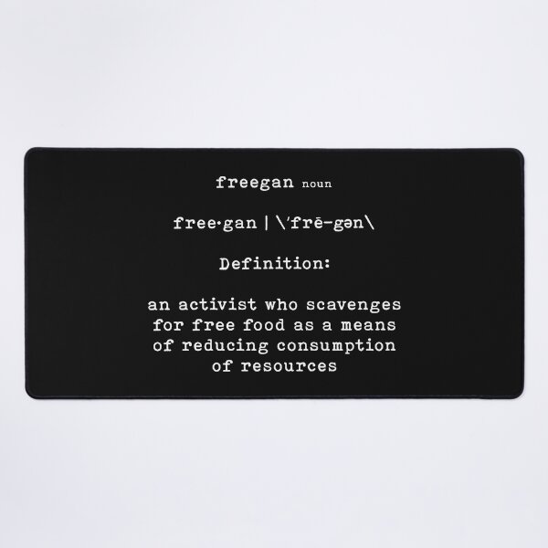 Item preview, Freegan Definition designed and sold by RickyBarnard.