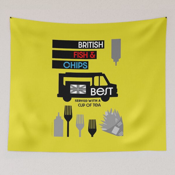 Artikelvorschau, Best English Fish And Chips Essential Tshirt - Foodie Gifts - Best English Foodie Gifts entworfen und verkauft von happygiftideas.