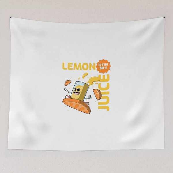Item preview, Lemon Juice, Happy Juice, Surf Cartoon Food designed and sold by jimcaza.