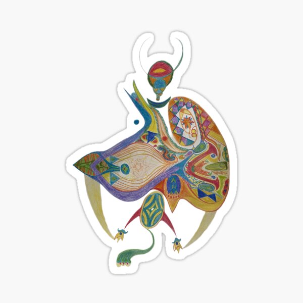 The Lamp and the Crown Sticker
